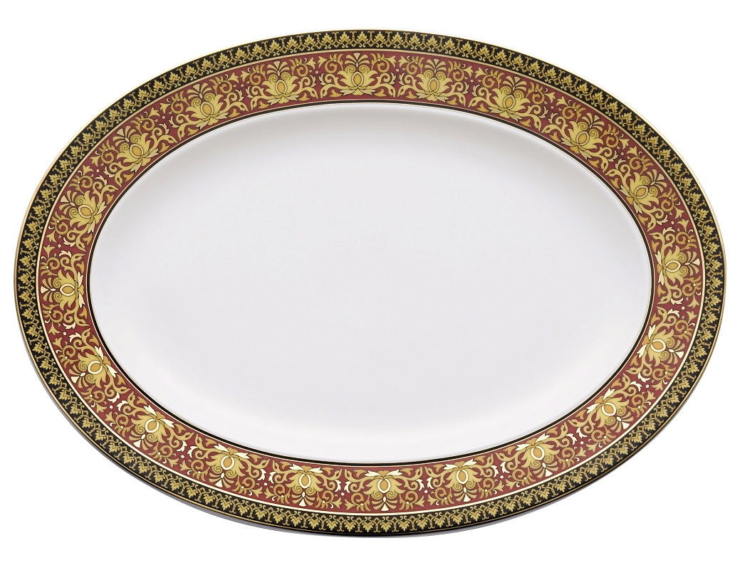 Oval platter 13.4 inches, Ikarus Medusa - VERSACE