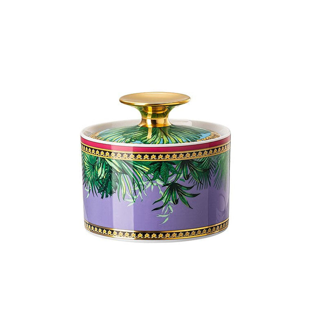 Porcelain sugar bowl, Jungle Animalier - VERSACE