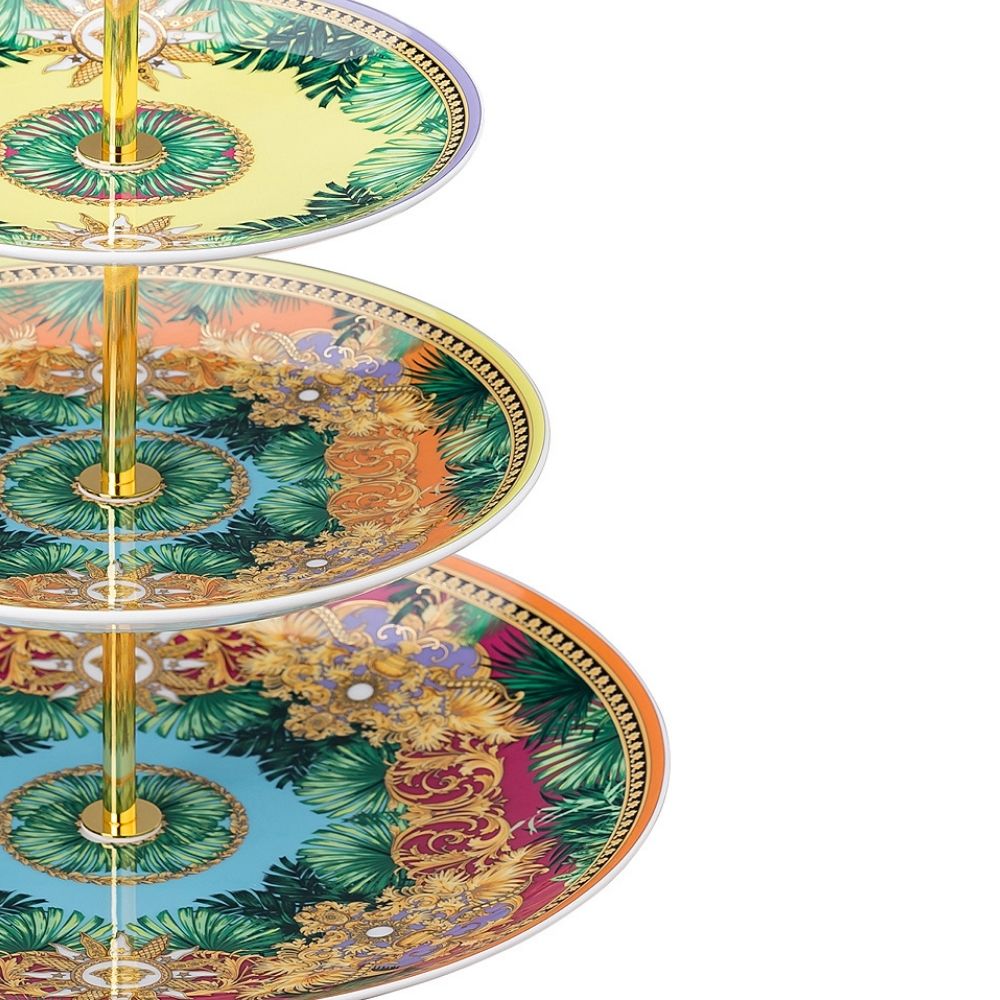 3-tier shelf, Jungle Animalier - VERSACE