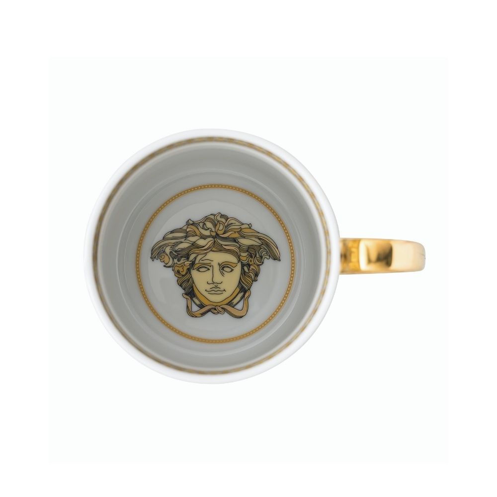 Porcelain mug, Virtus Gala White - VERSACE
