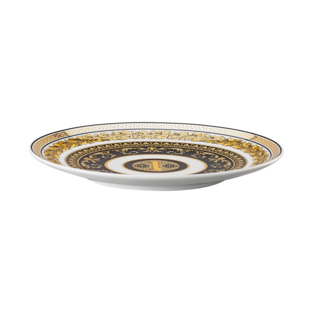 Bread and butter plate, Virtus Alphabet O - VERSACE