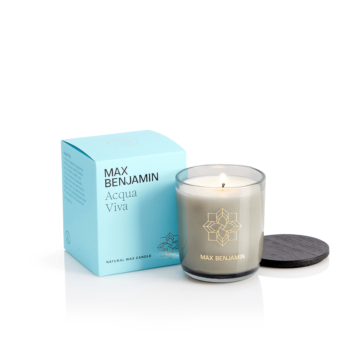 Scented candle, Acqua Viva, 7.4 oz, Amalfi collection - MAX BENJAMIN