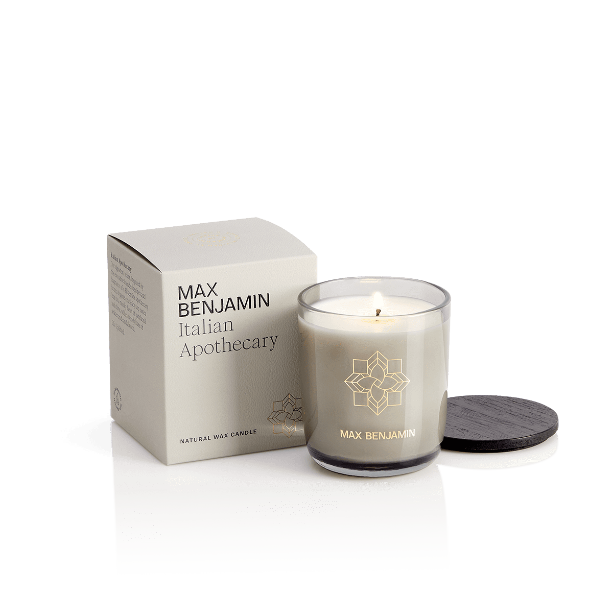 Scented candle, 7.4 oz, Italian Apothecary, Classic - MAX BENJAMIN