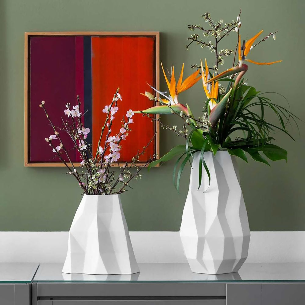 Porcelain vase, 14.6 inches, Quartz by Bartek Mejor - VISTA ALEGRE