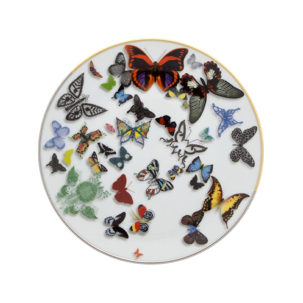 Dessert plate, Butterfly Parade - CHRISTIAN LACROIX