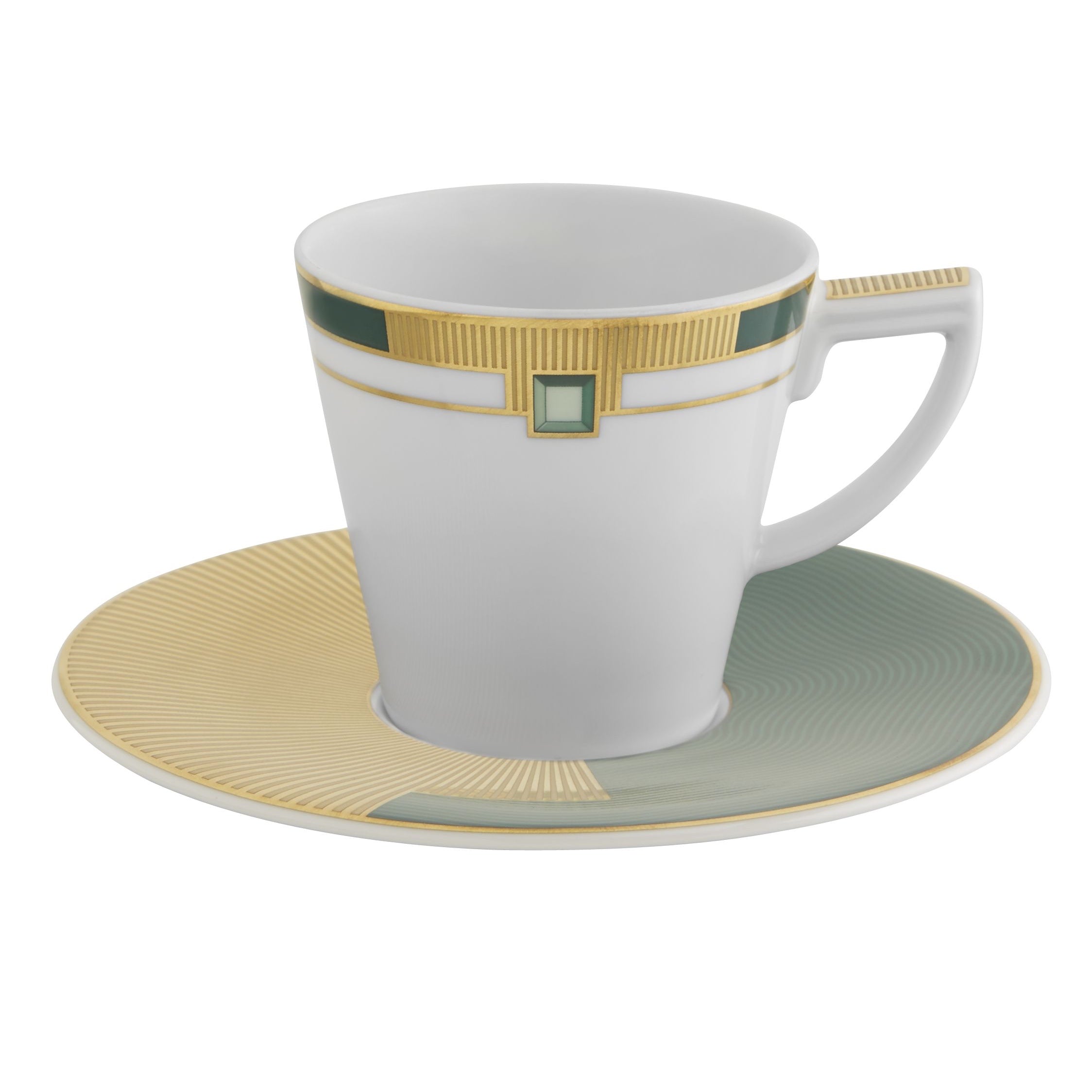 Vista Alegre Emerald Espresso Cup/Saucer