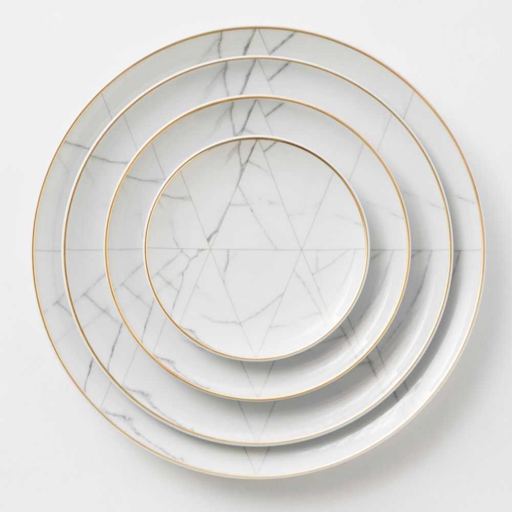 Bread and butter plate, Carrara by Coline le Corre - VISTA ALEGRE