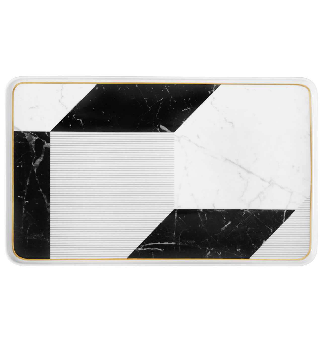 Rectangular platter 16.5 inches, Carrara - VISTA ALEGRE