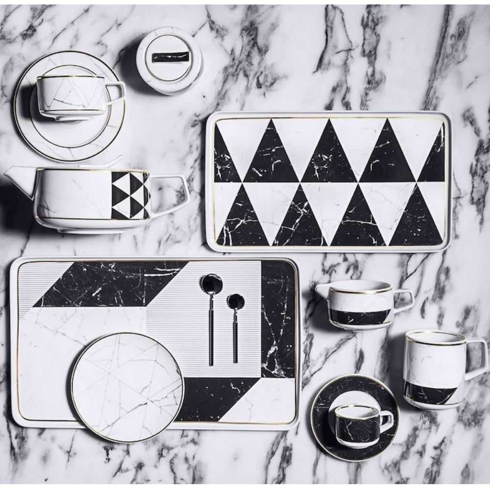 Rectangular platter 13.8 inches, Carrara - VISTA ALEGRE