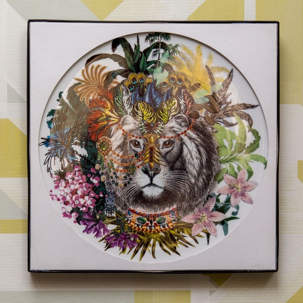 Presentation plate Jungle King, Love who you want - CHRISTIAN LACROIX