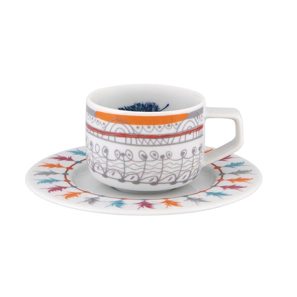Espresso cup and saucer, Atrapasuenos by Pineda Covalin - VISTA ALEGRE