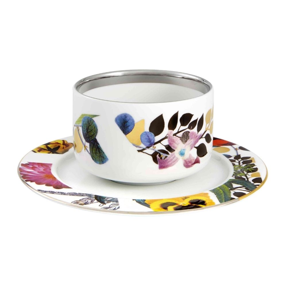 Set of 2 tea cups and saucers, Primavera - CHRISTIAN LACROIX