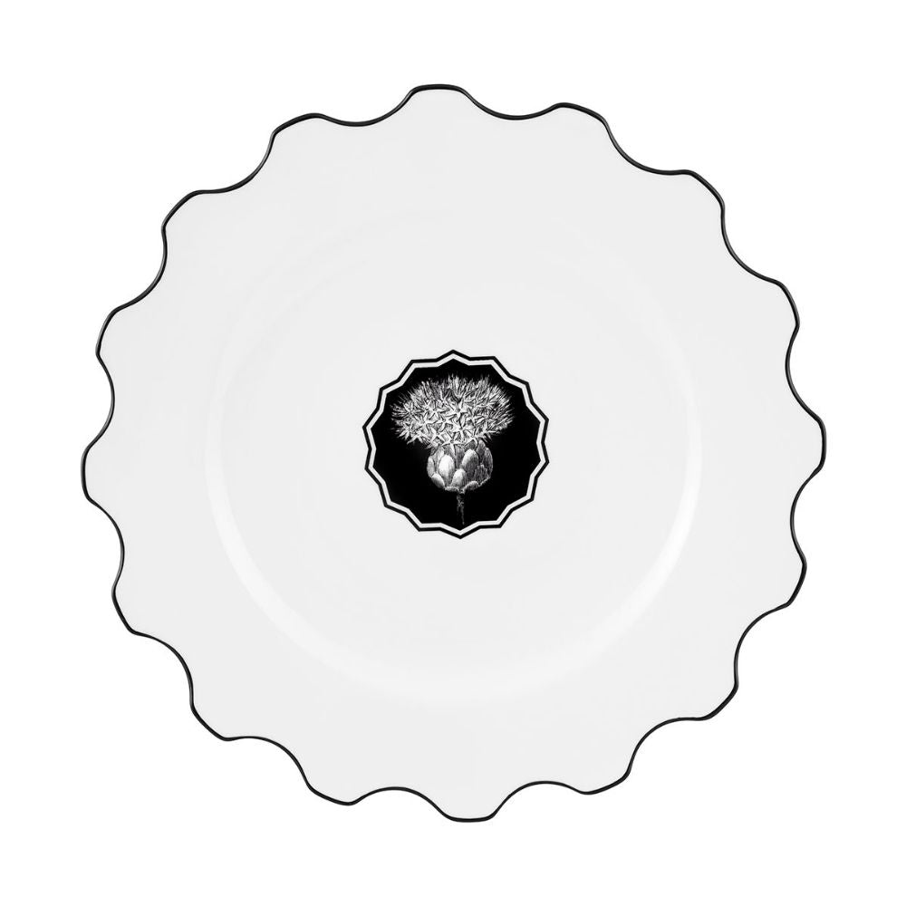 Dinner plate, white, Herbariae - CHRISTIAN LACROIX