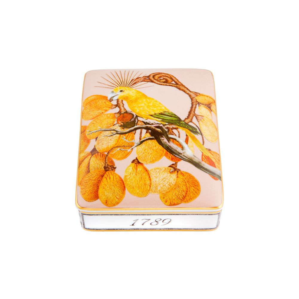 Porcelain box for playing cards, Amazonia - VISTA ALEGRE