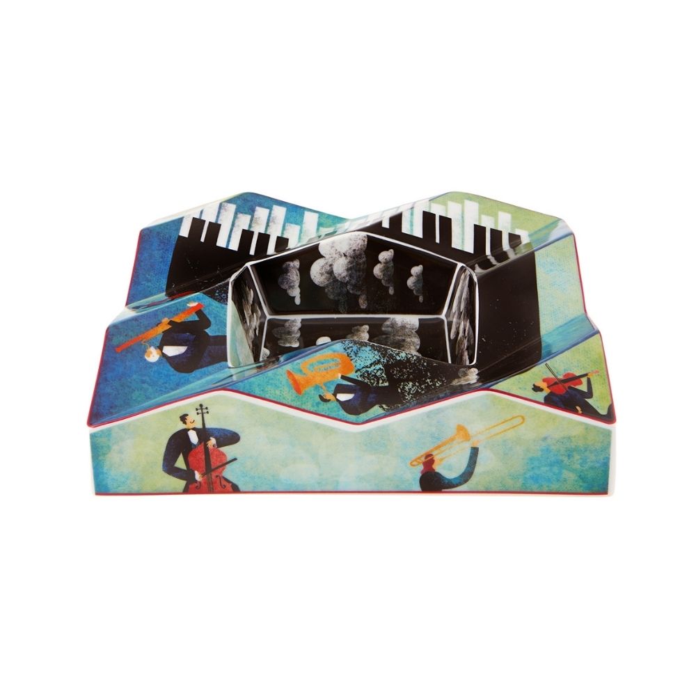 Porcelain ashtray, Fur Beethoven by Fatinha Ramos - VISTA ALEGRE