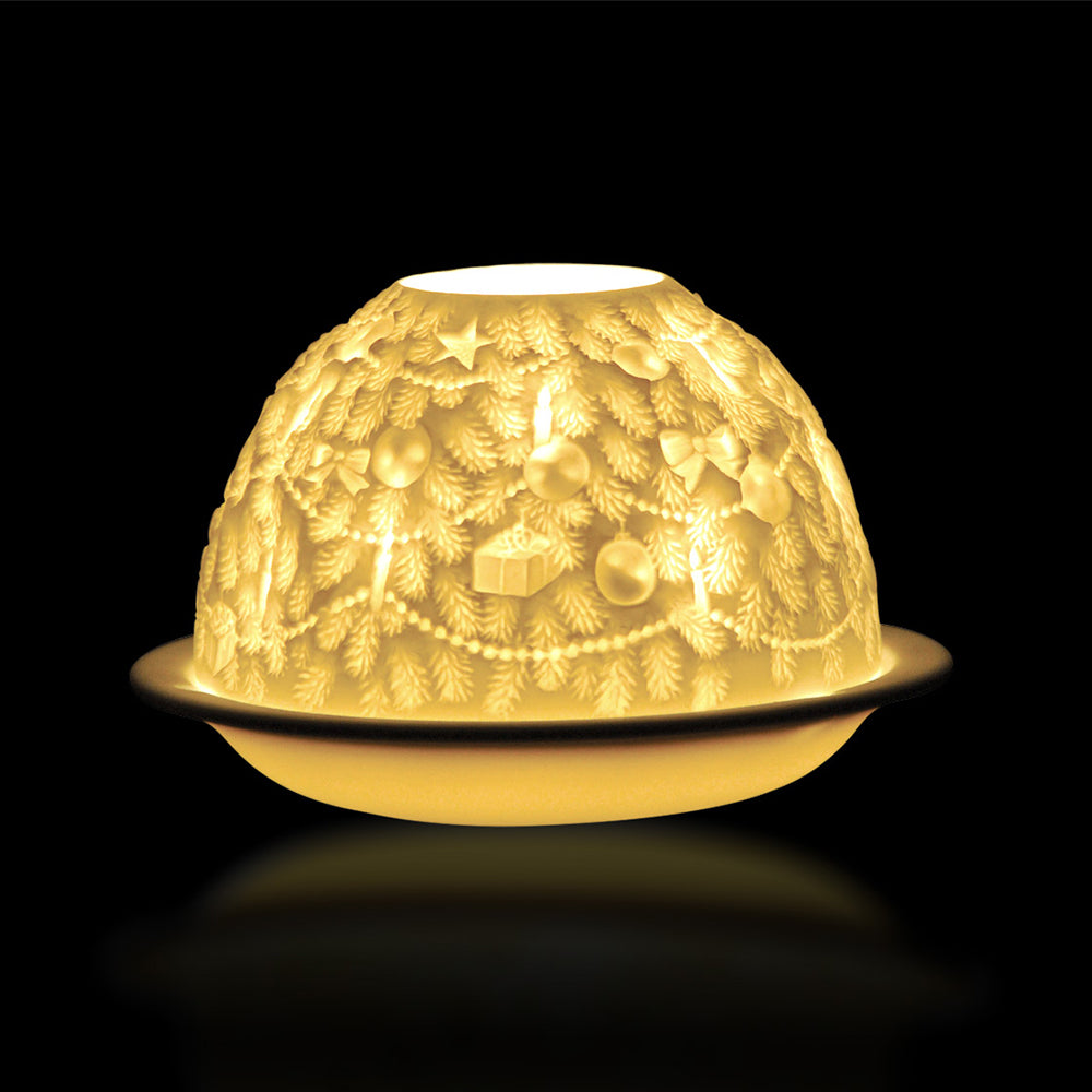 Porcelain candlestick Sapin de Noel, Votivelights - Bernardaud