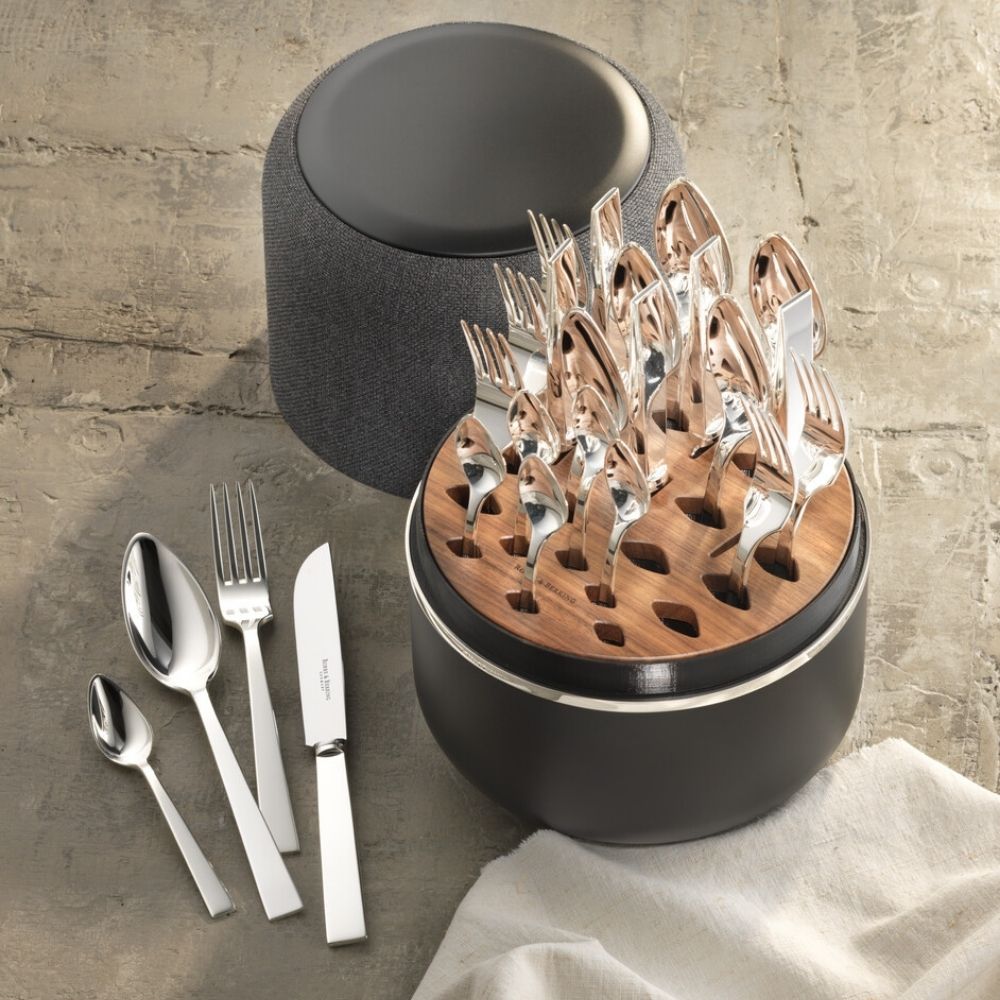 Silver-plated cutlery set, 24 pieces, Riva - ROBBE & BERKING