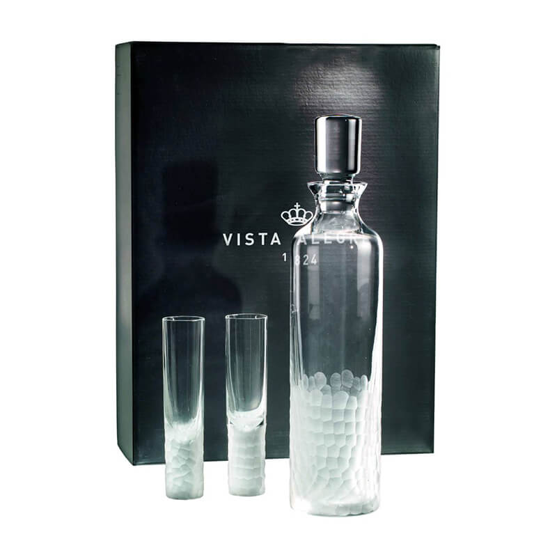 Vodka set - Decanter and 4 glasses, Artic by Stephen Jones - VISTA ALEGRE