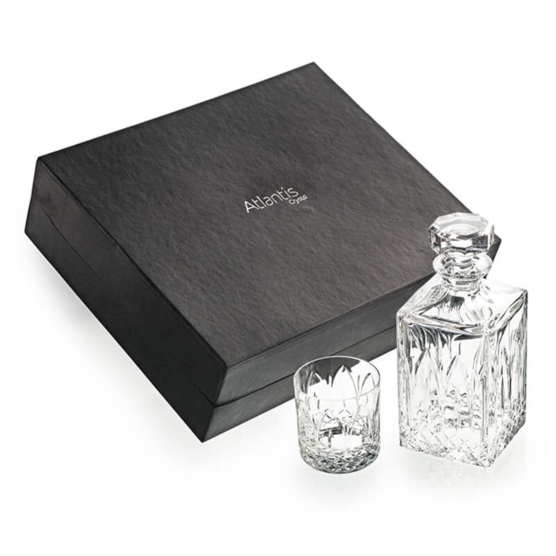 Whisky set - Decanter and 4 glasses, Chartres by Gerald Gulotta - VISTA ALEGRE