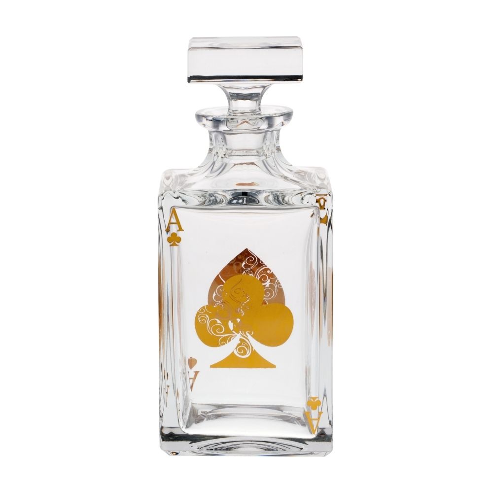 Whisky decanter 27.1 fl oz, Poker - VISTA ALEGRE
