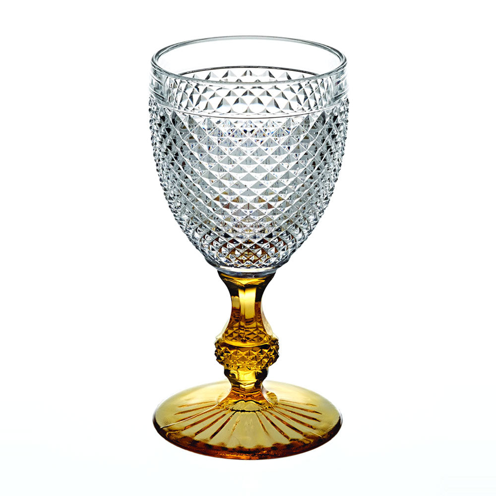 Wine glass, Bicos Bicolor Amber - VISTA ALEGRE