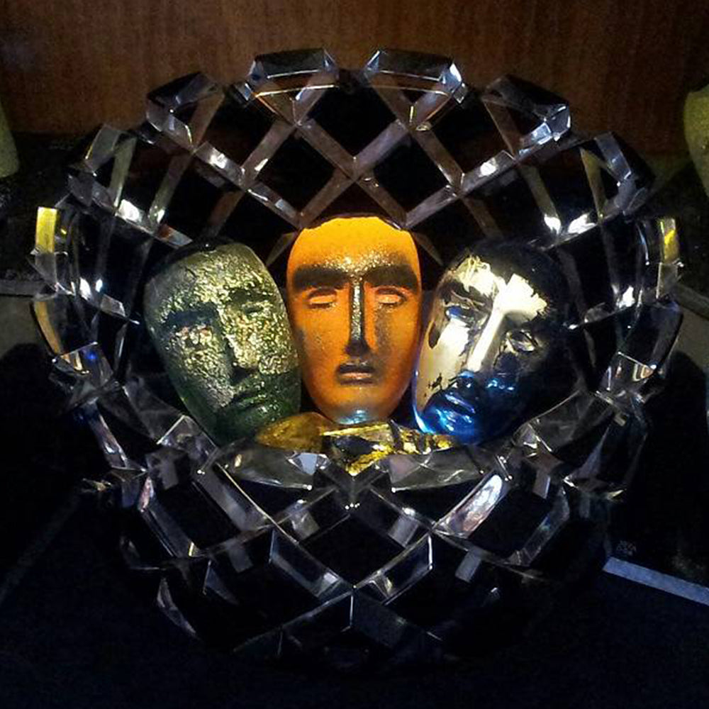 Sculpture Big Brains by Bertil Vallien - KOSTA BODA