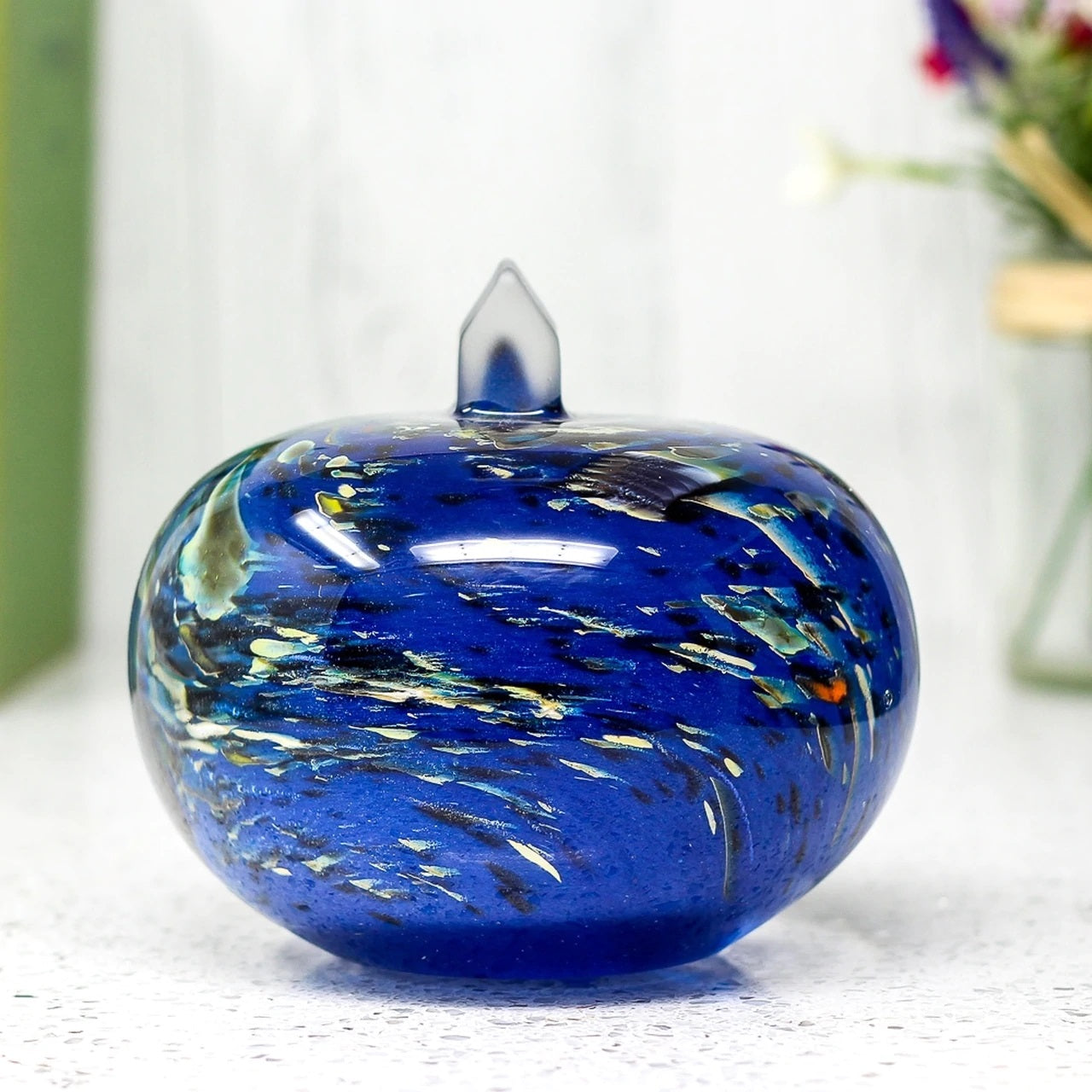 Sculpture My Universe, Earth by Bertil Vallien - KOSTA BODA