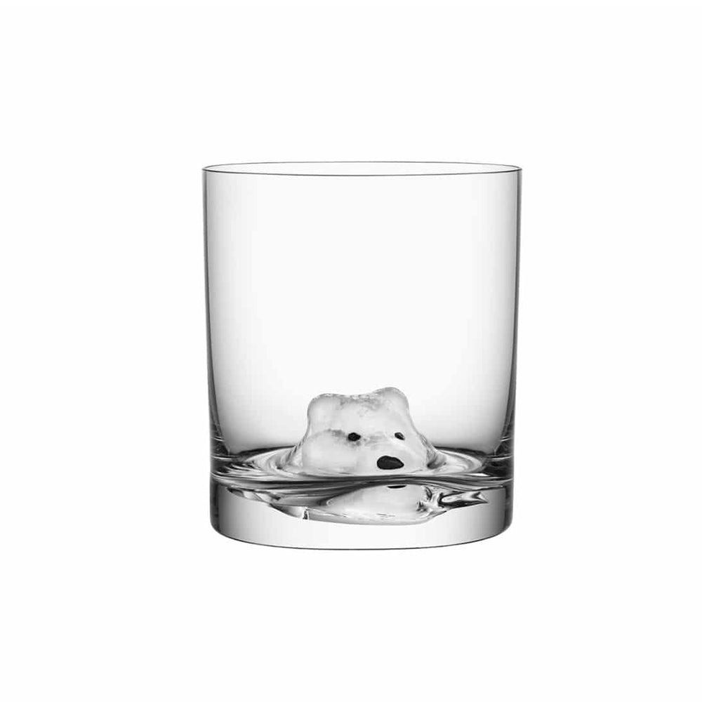 Arctic Fox glass, New Friends by Ernst Billgren - KOSTA BODA