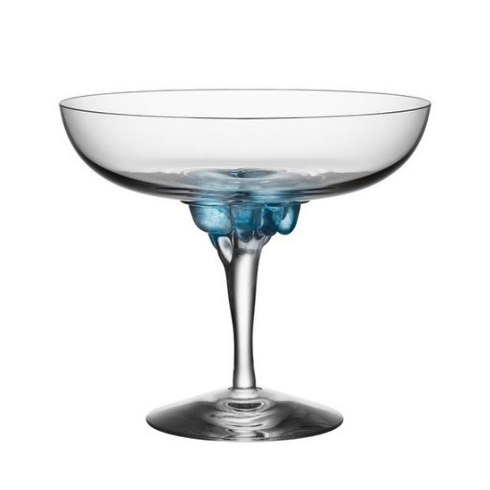 Cocktail coupe glass, 10.8 fl oz, blue, Sugar Dandy by Asa Jungnelius - Kosta Boda