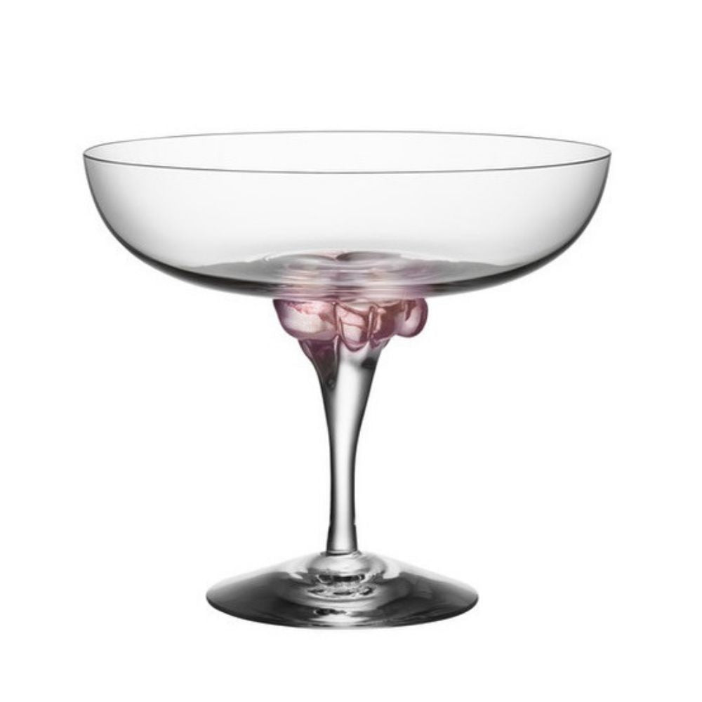 Cocktail coupe glass, 10.8 fl oz, pink, Sugar Dandy by Asa Jungnelius - Kosta Boda