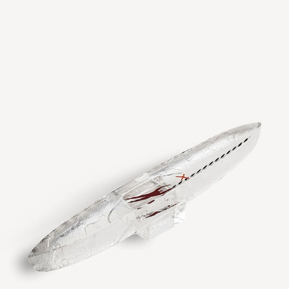 Sculpture Boats Drifter by Bertil Vallien - KOSTA BODA