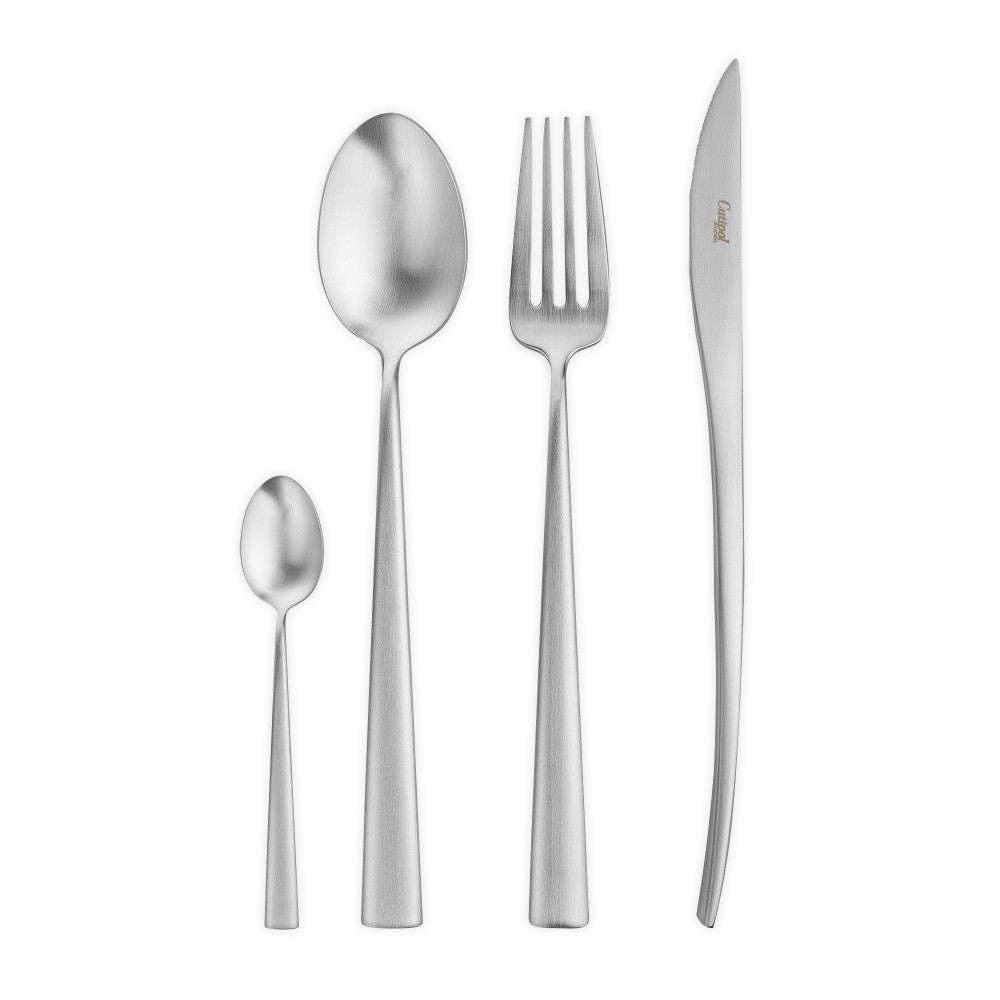 24-Piece Stainless Steel Flatware Set, Icon Matte - CUTIPOL
