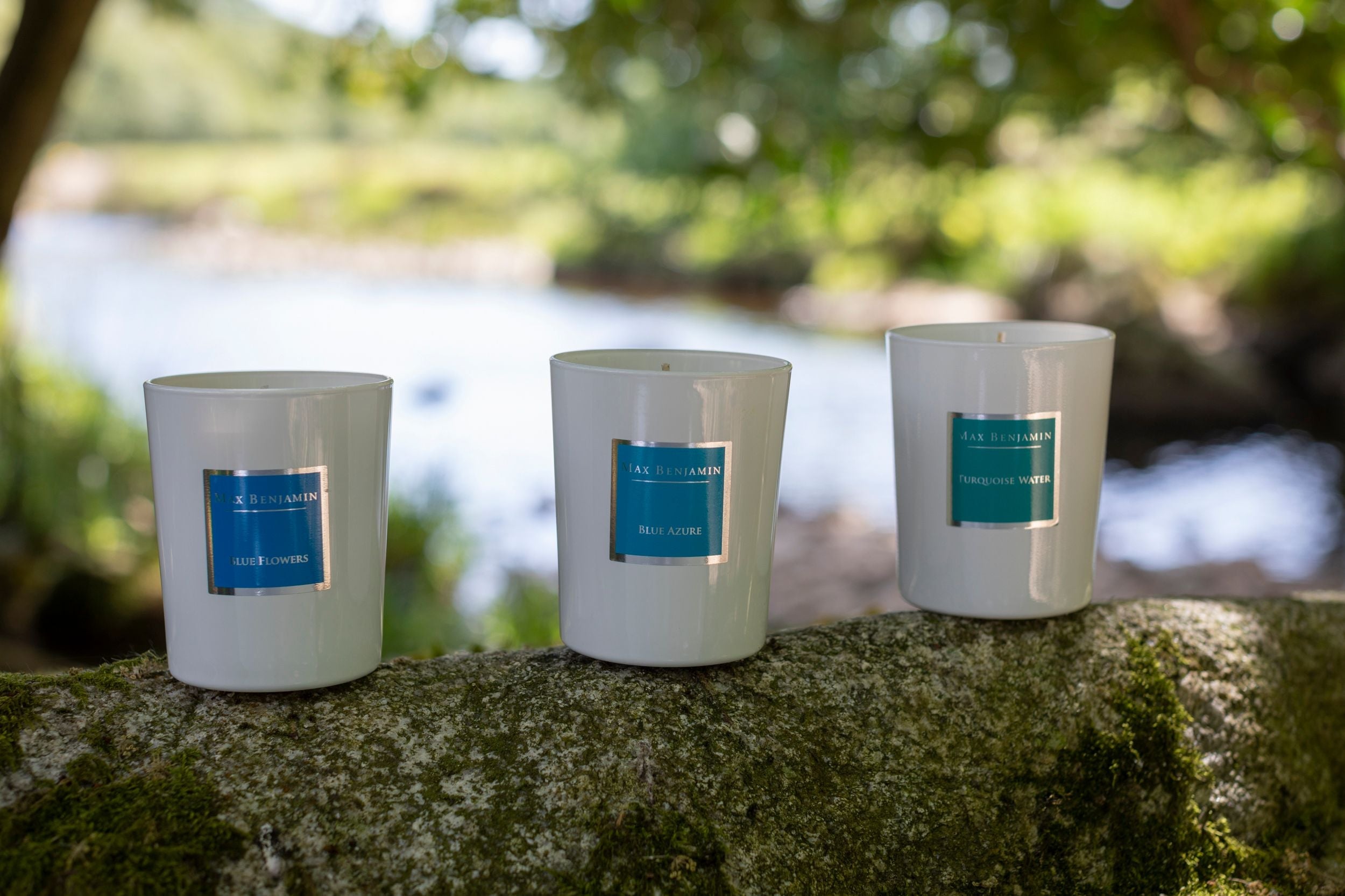 Scented candle, Blue Azure, 6.7 oz, Classic collection - MAX BENJAMIN
