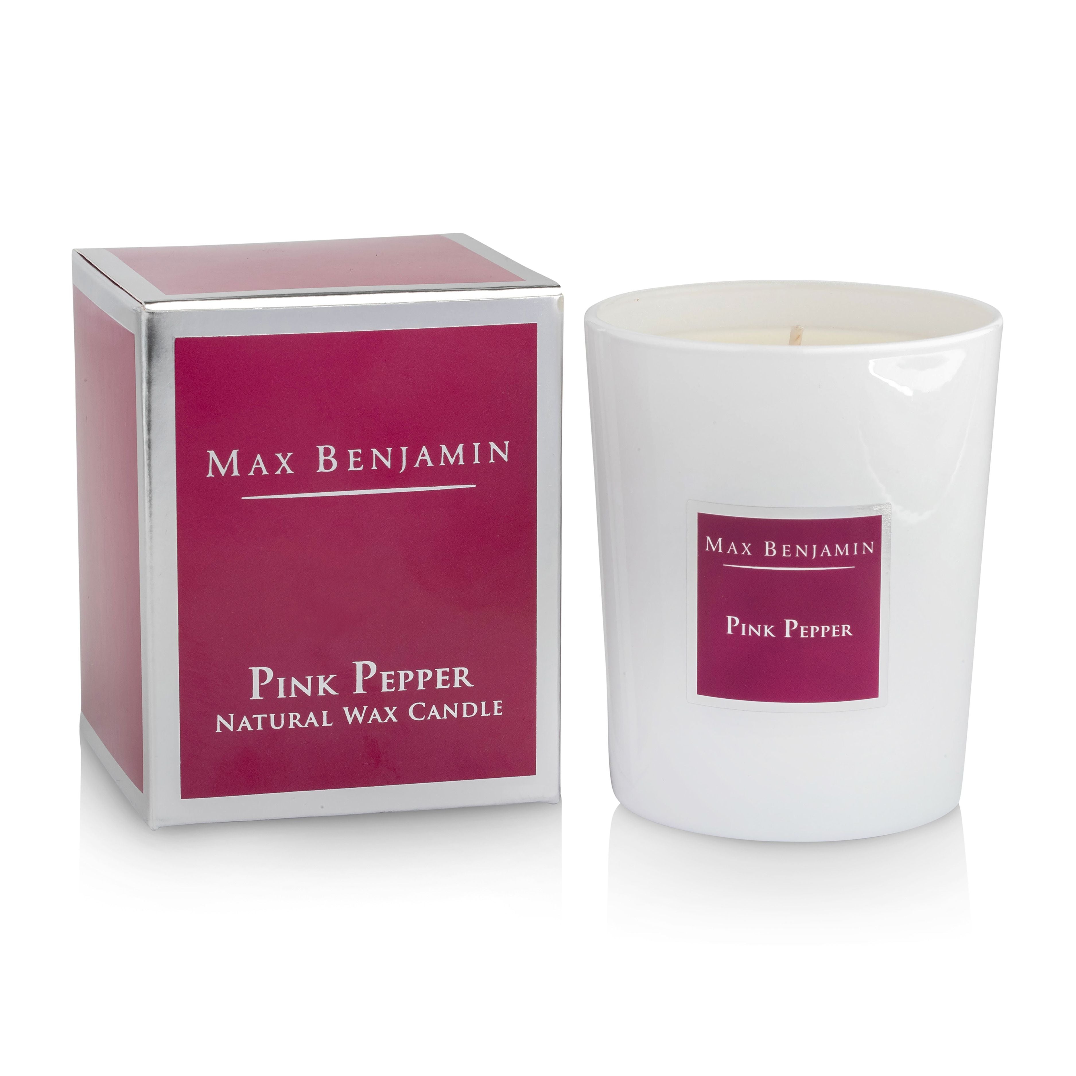 Scented candle, Pink Pepper, 6.7 oz, Classic collection - MAX BENJAMIN