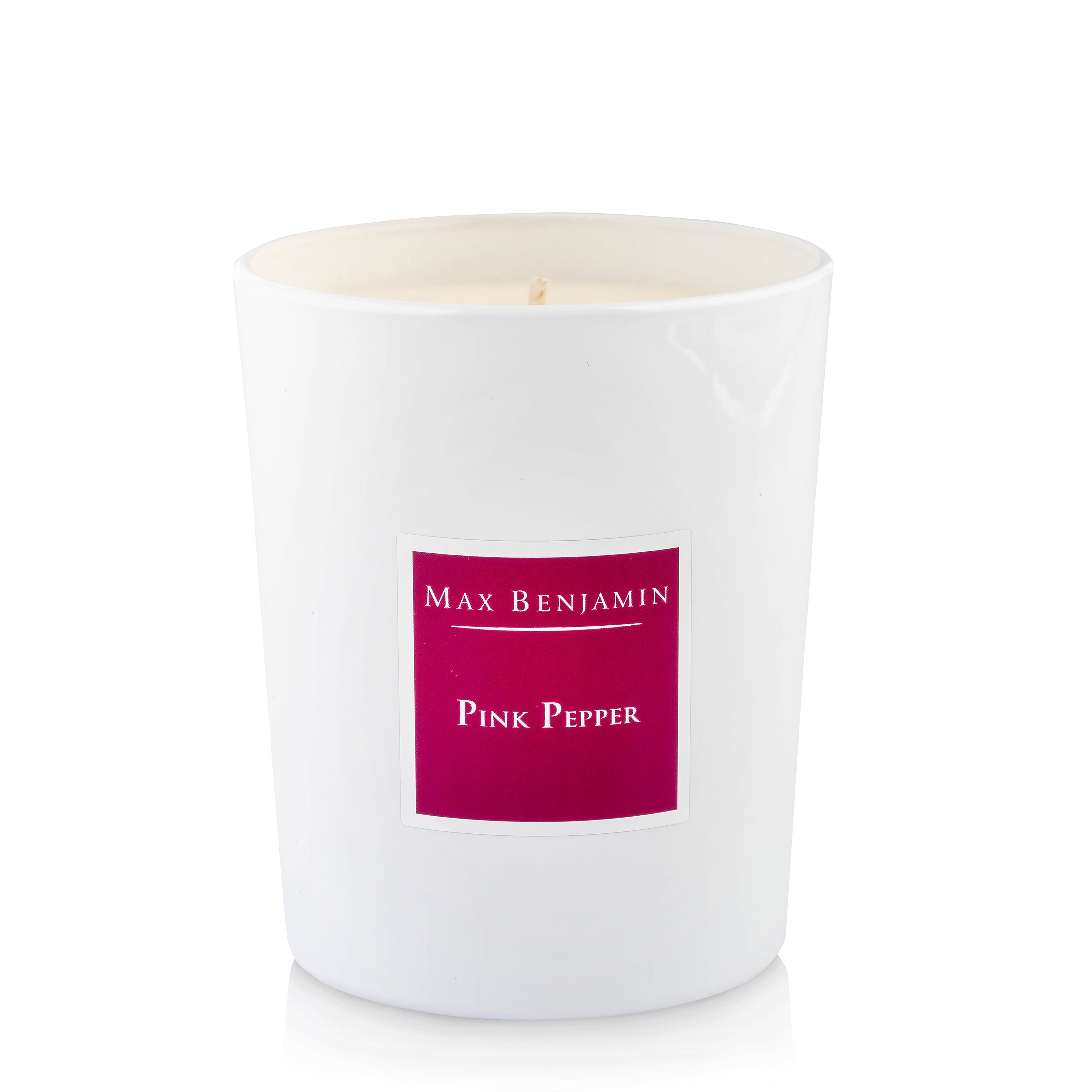 Scented candle, Pink Pepper, 6.7 oz, Classic collection - MAX BENJAMIN