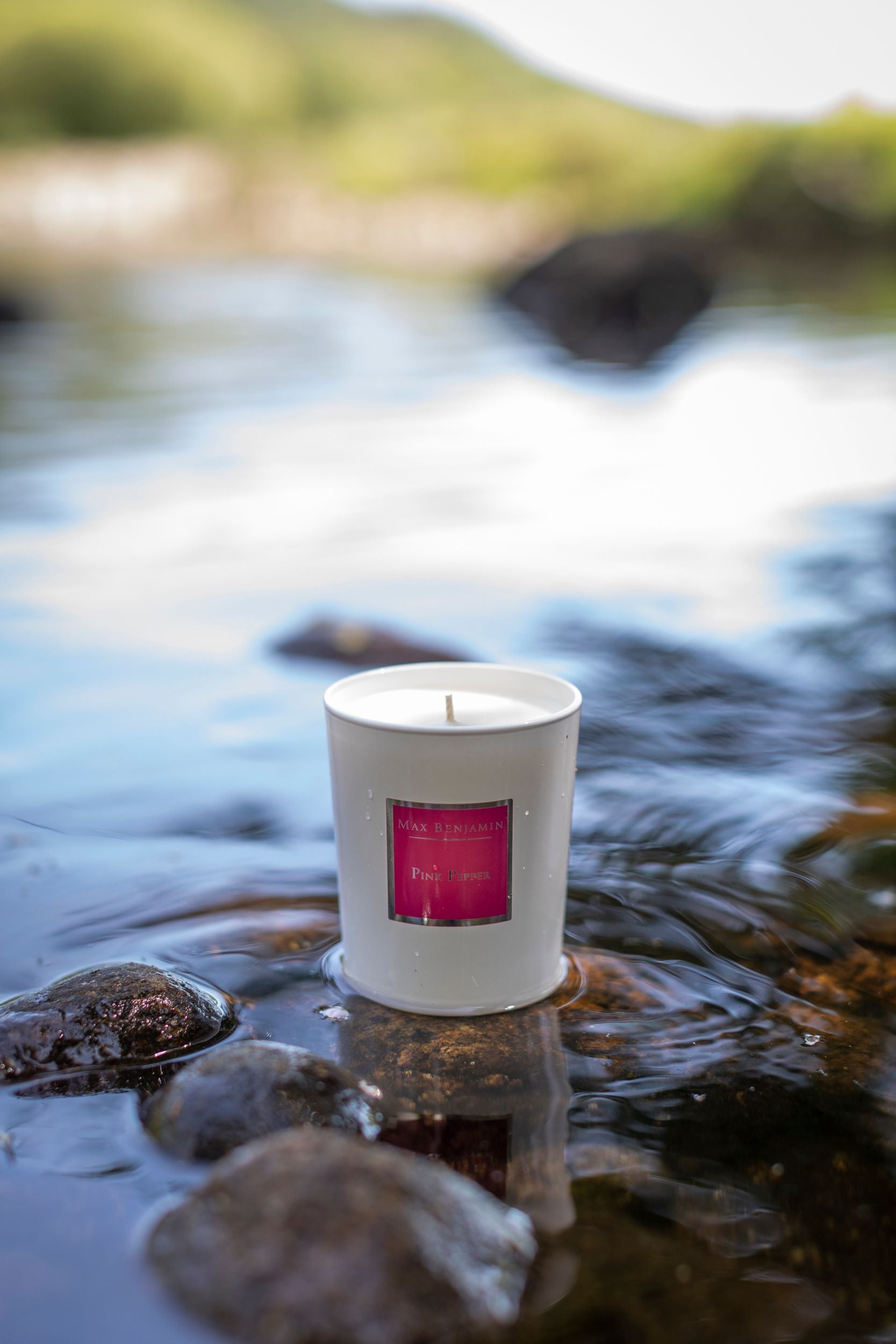 Scented candle, Pink Pepper, 6.7 oz, Classic collection - MAX BENJAMIN