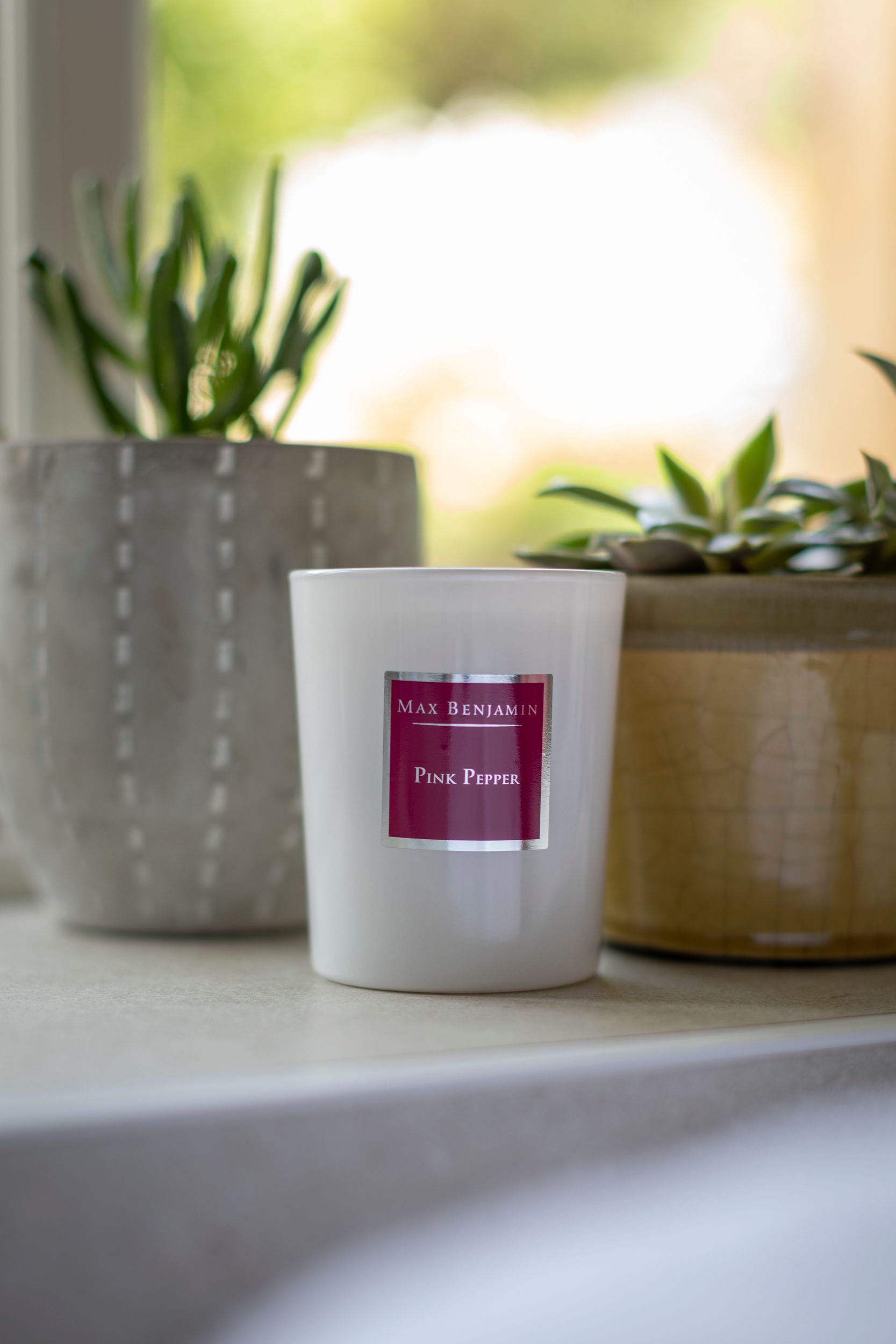 Scented candle, Pink Pepper, 6.7 oz, Classic collection - MAX BENJAMIN