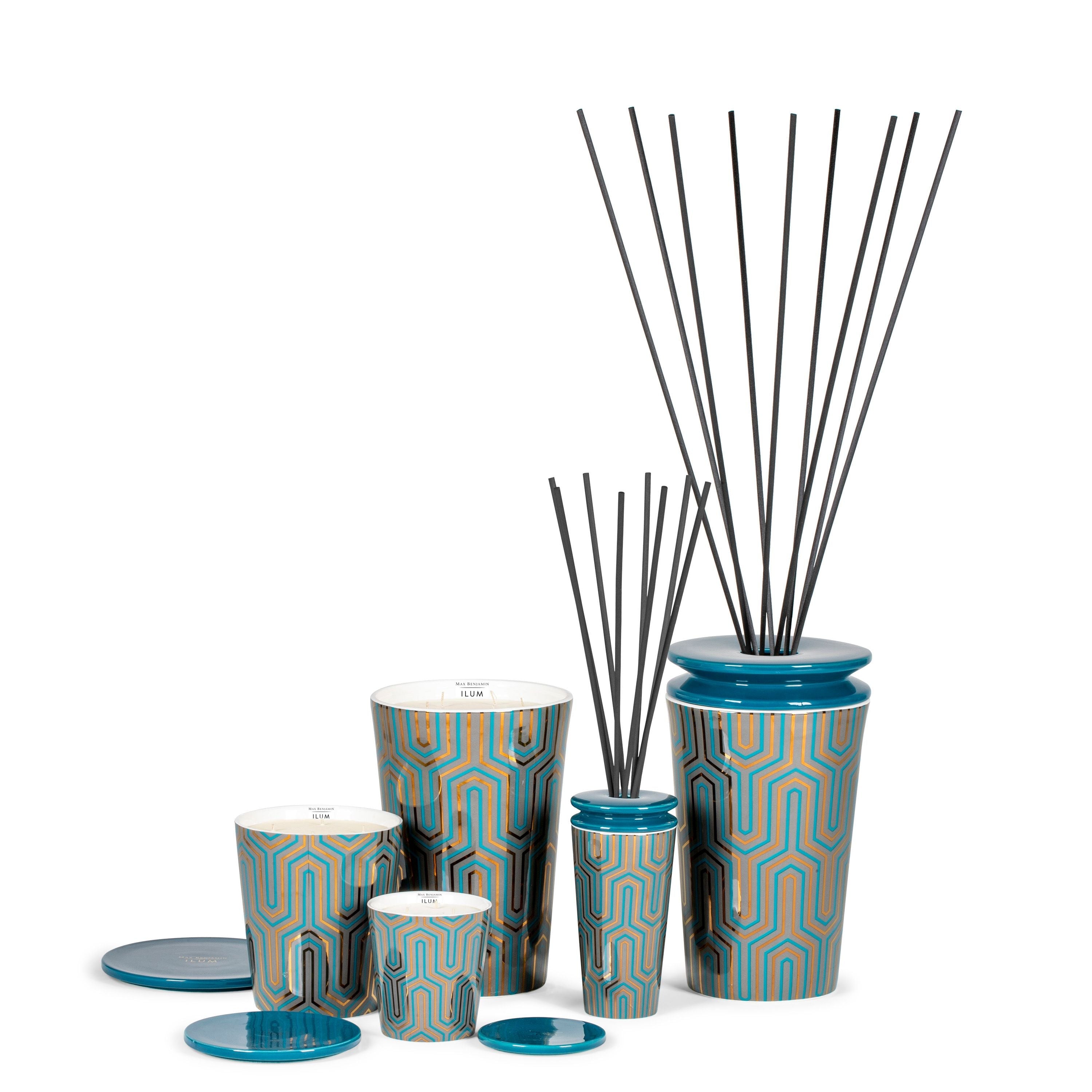 Scented diffuser with sticks, Infusion Deco, 118.3 fl oz, Ilum collection - MAX BENJAMIN