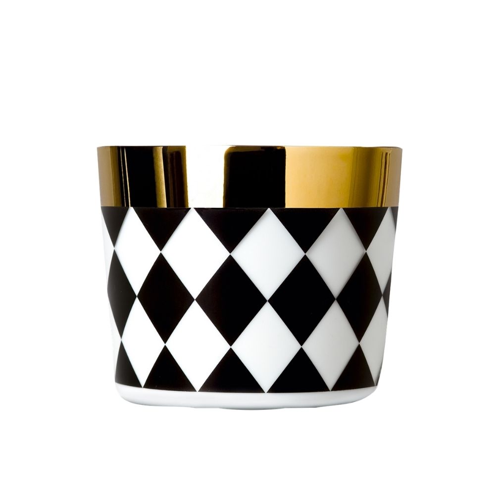 Champagne Glass, Sip of Gold Check - FURSTENBERG