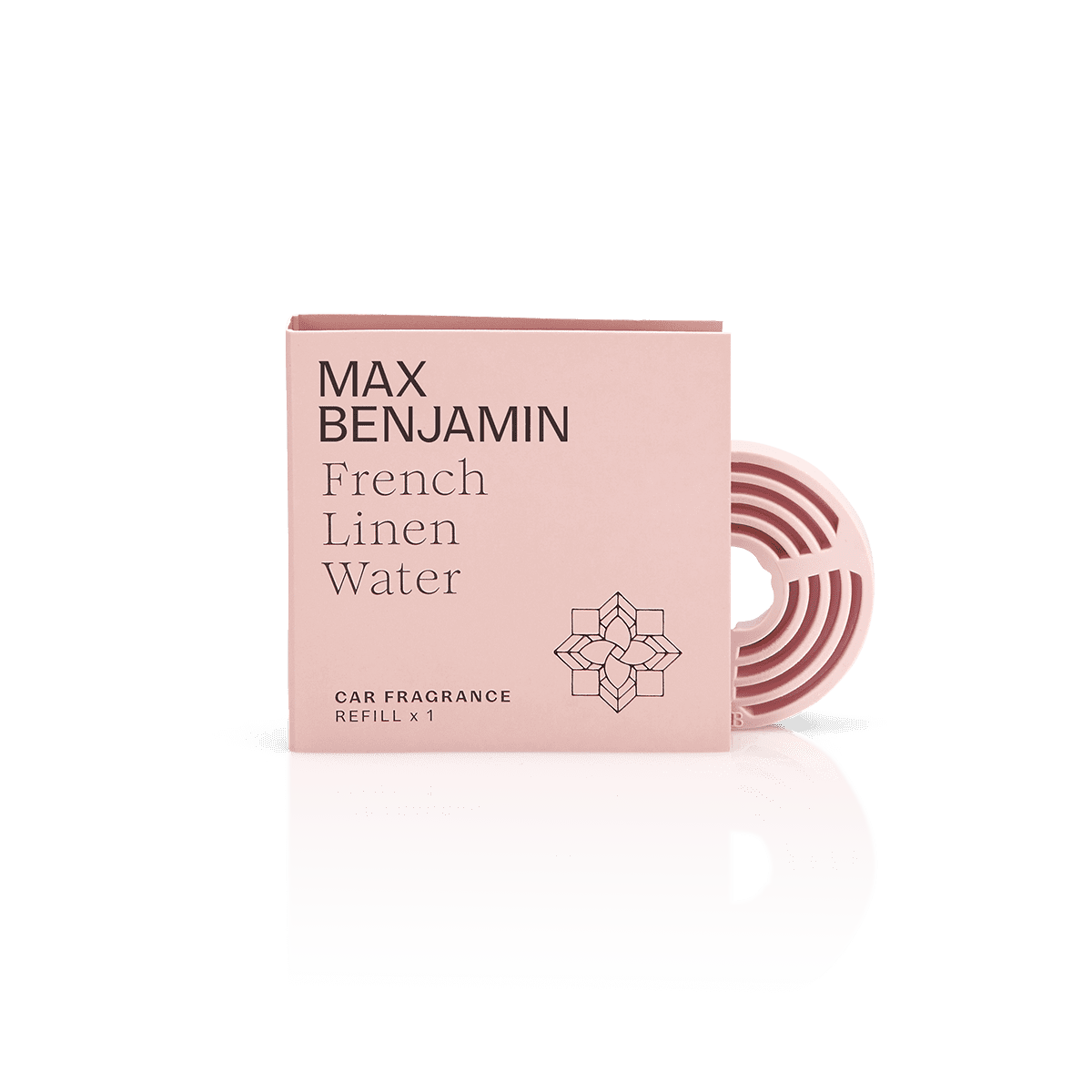 Car air freshener refill, French Linen Water, Car Fragrance collection - MAX BENJAMIN