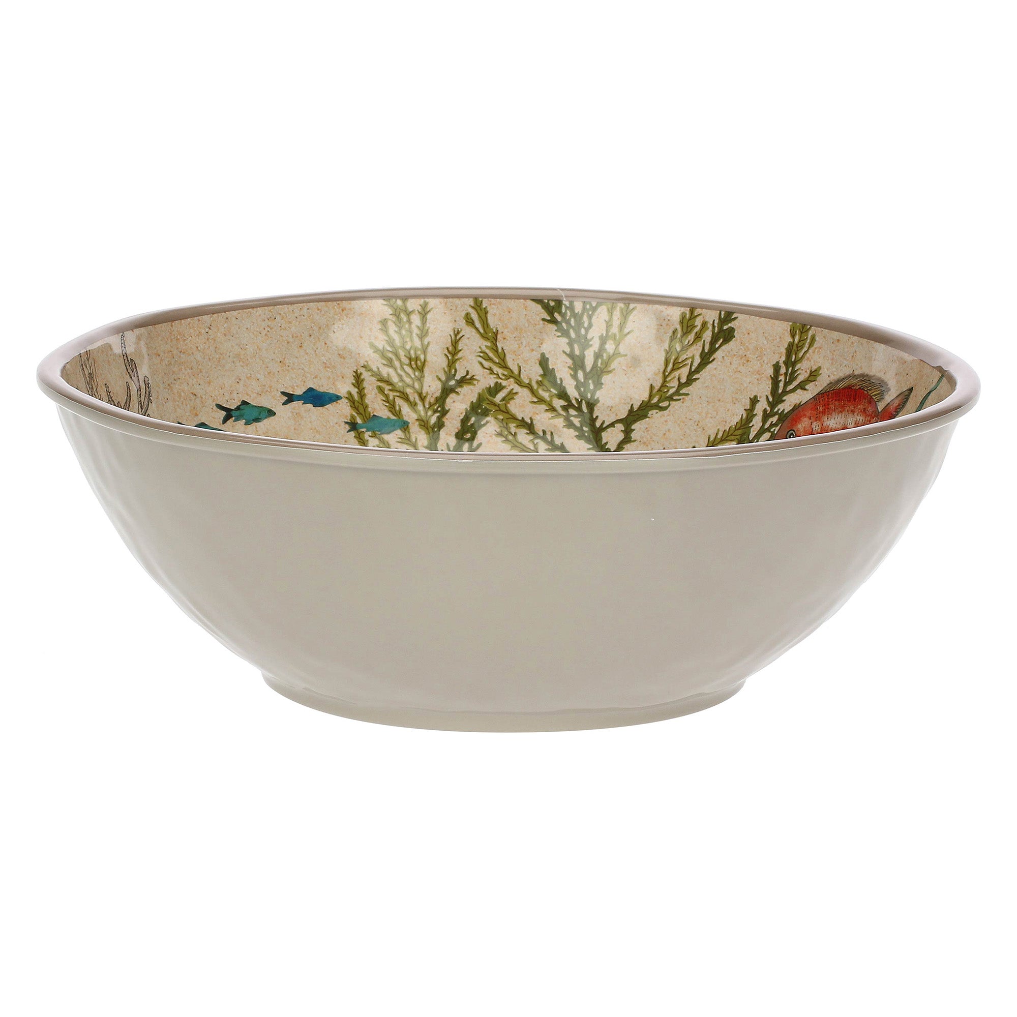 Salad Bowl, Melamine, 11.0 inches, Sea Life - SIMONA'S COLLECTION