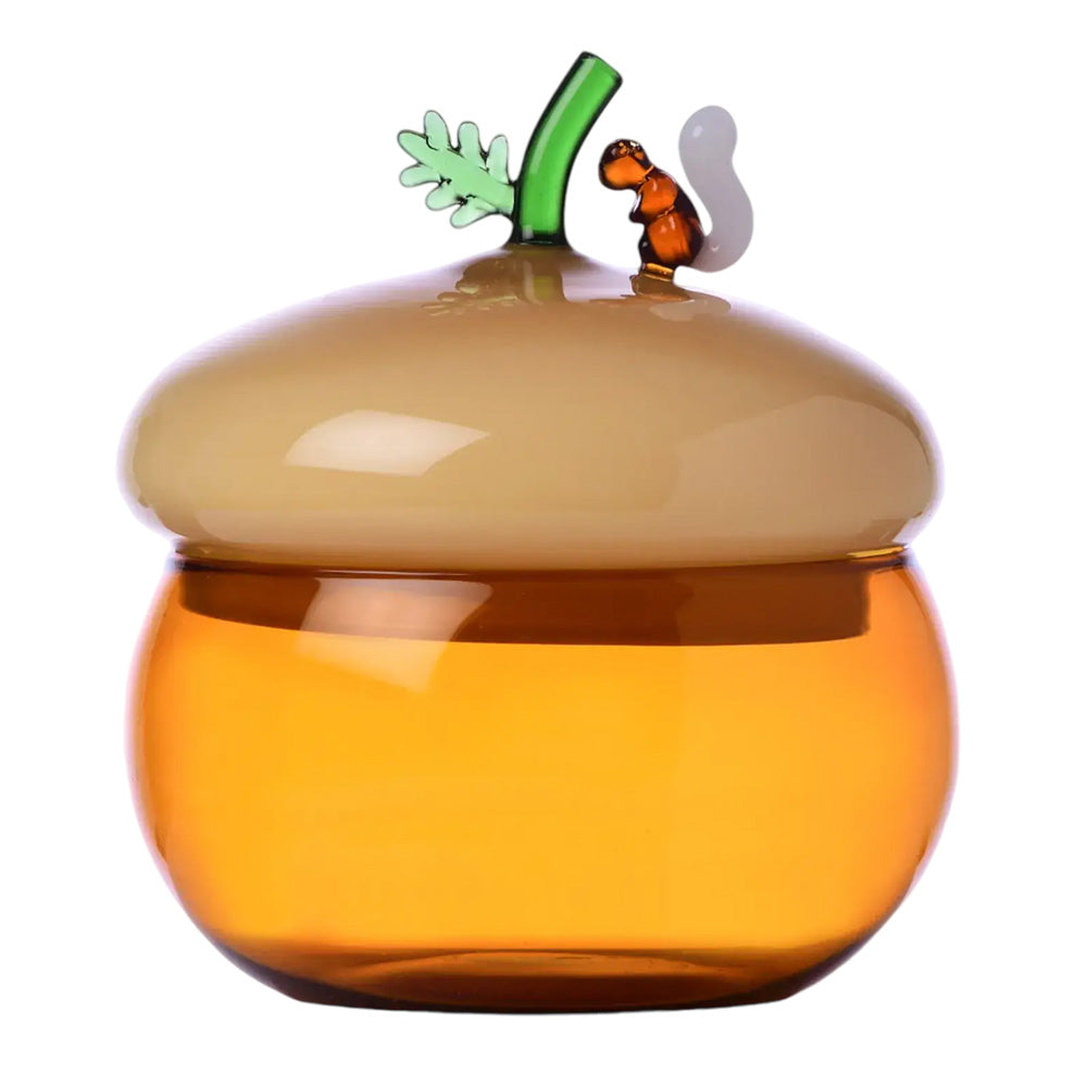 Glass candy dish, Acorns by Alessandra Baldereschi - ICHENDORF