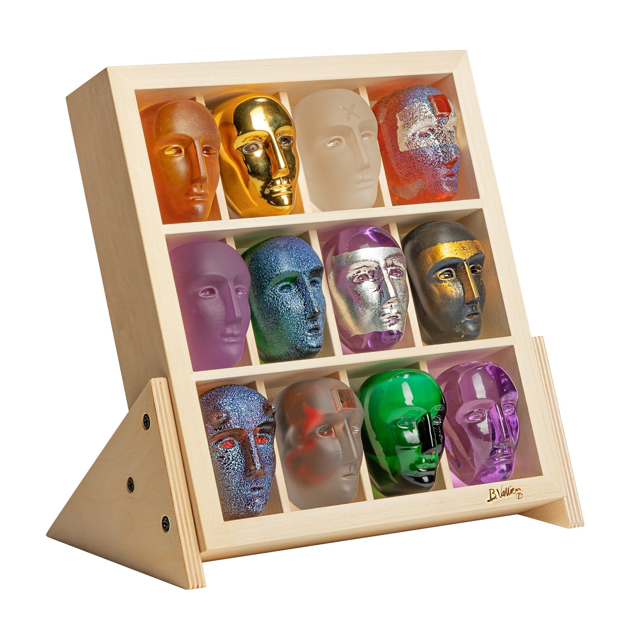 Sculpture Brains Walk with me by Bertil Vallien - KOSTA BODA