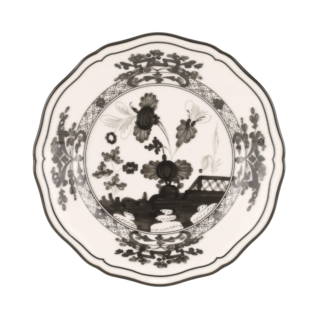 Bread and butter plate, 6.7 in, Oriente Italiano Albus - GINORI 1735