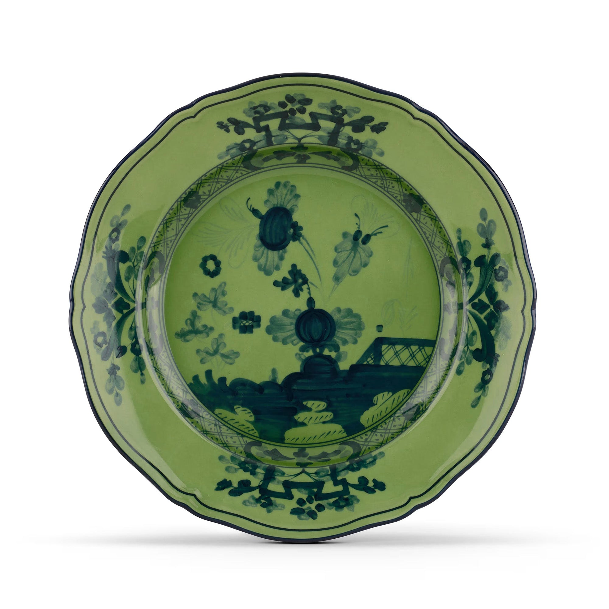 Bread and butter plate, 6.7 in, Oriente Italiano Malachite - GINORI 1735