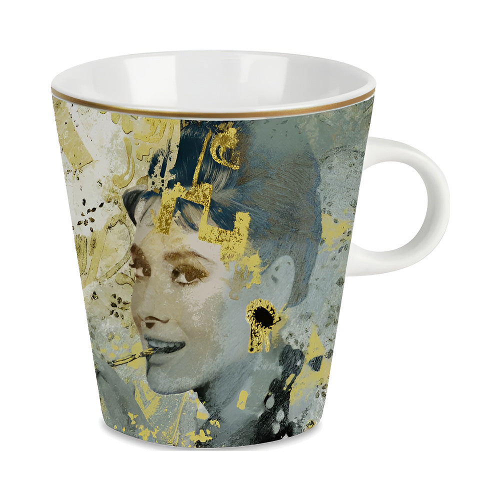 Porcelain mug, Memories Audrey - BACI MILANO