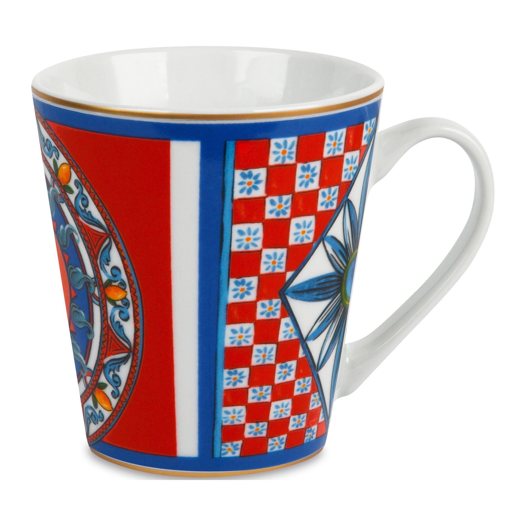 Porcelain mug, Sole Mio - BACI MILANO