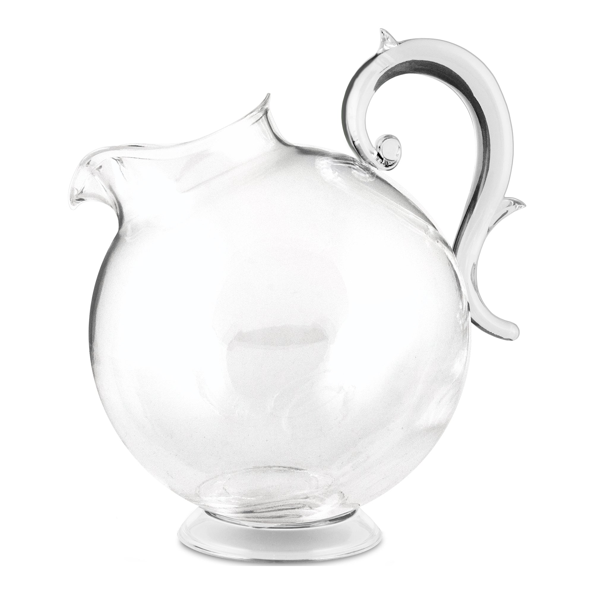 Carafe 76.1 fl oz, transparent acrylic, Aqua - BACI MILANO