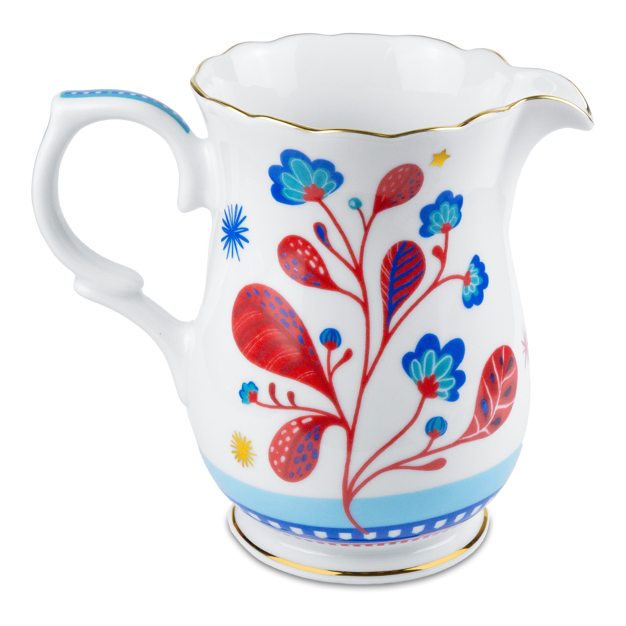 Porcelain carafe, Mamma Mia Leaves - BACIMILANO