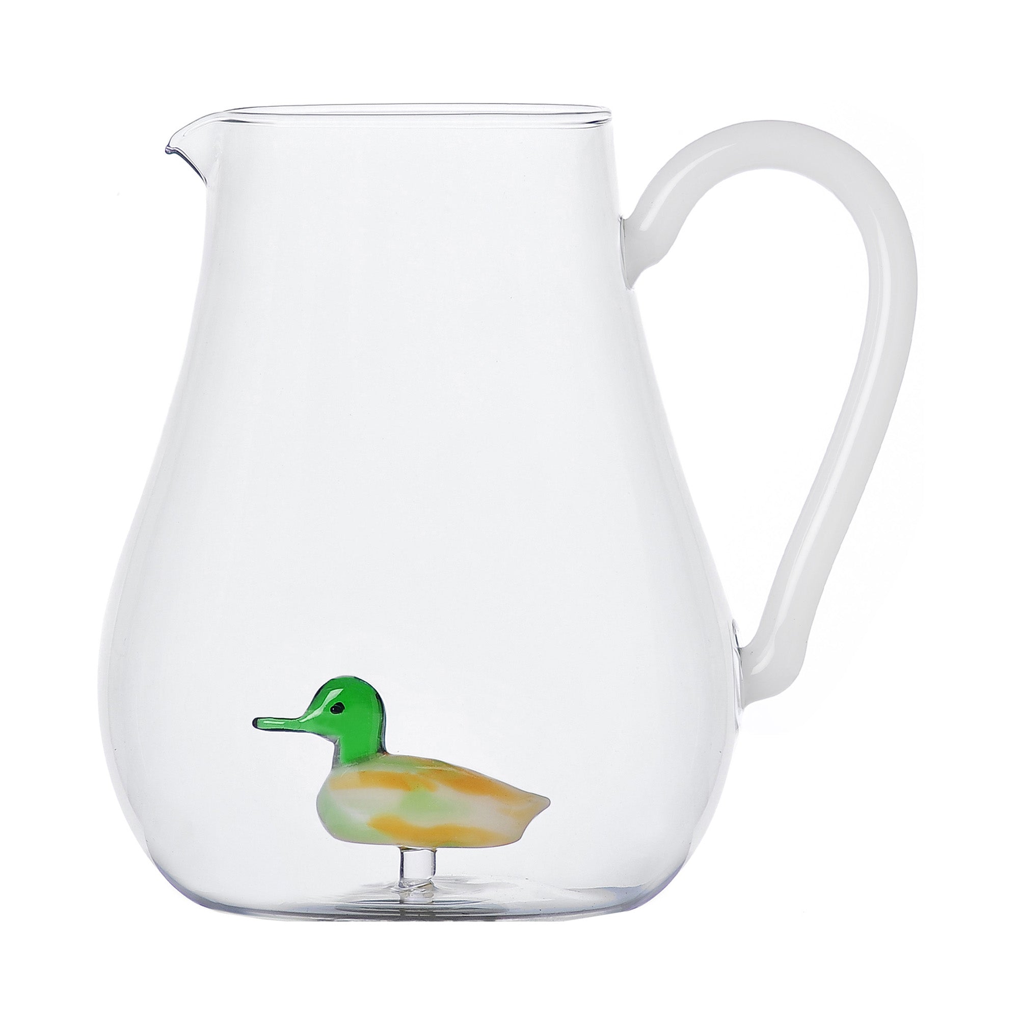 Glass carafe, duck, Animal Farm by Alessandra Baldereschi - ICHENDORF